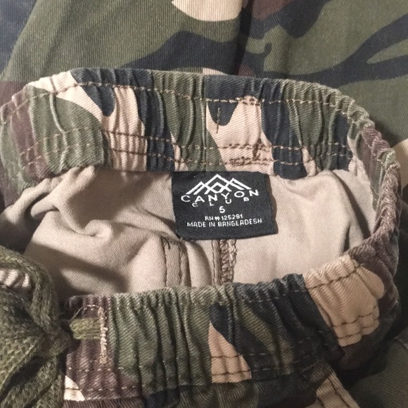 Kids Unisex Canyon Club Camouflage Pants - Picture 5 of 6